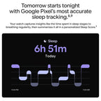 Google Pixel Watch 5, 41mm Domed Actua 360 Display, Comprehensive Health and Fitness Tracking, Up to 40 Hours Battery Life, Wi-Fi, Fog