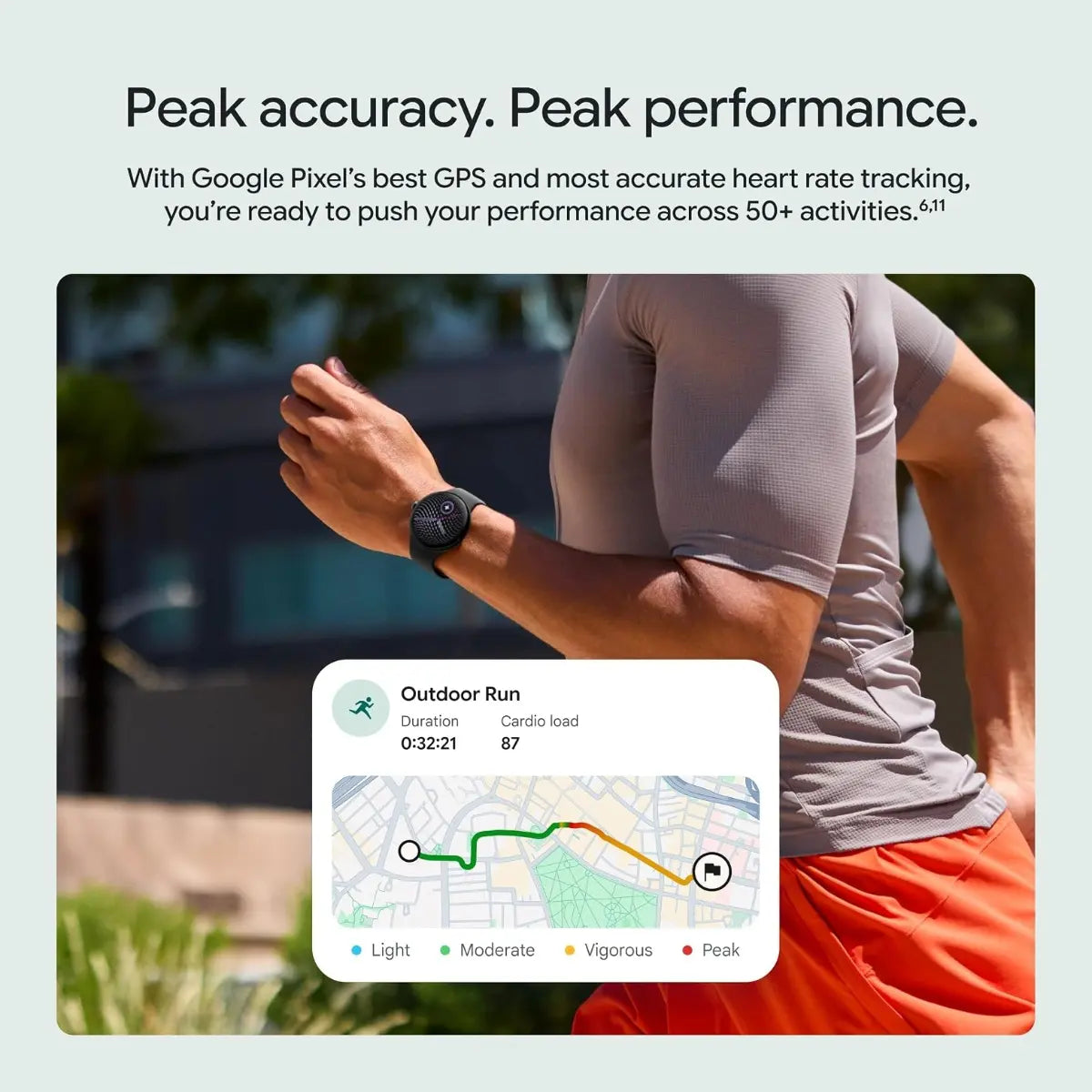 Google Pixel Watch 5, 41mm Domed Actua 360 Display, Comprehensive Health and Fitness Tracking, Up to 40 Hours Battery Life, Wi-Fi, Fog