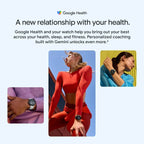 Google Pixel Watch 5, 41mm Domed Actua 360 Display, Comprehensive Health and Fitness Tracking, Up to 40 Hours Battery Life, Wi-Fi, Fog