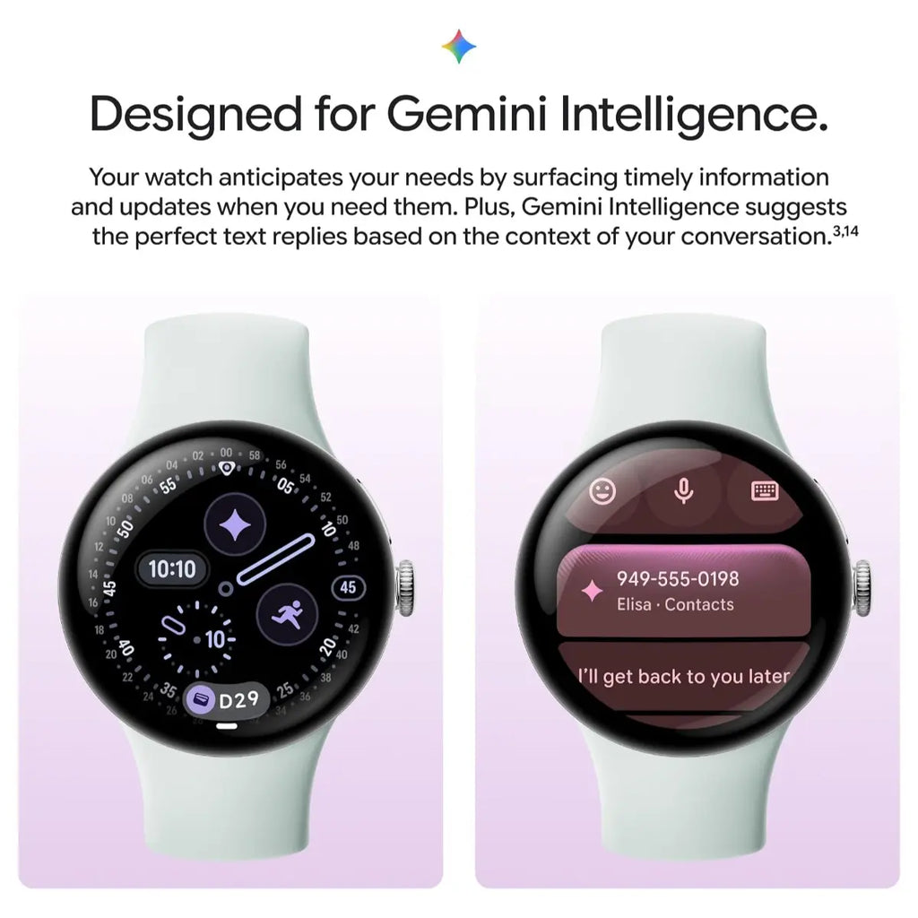Google Pixel Watch 5, 41mm Domed Actua 360 Display, Comprehensive Health and Fitness Tracking, Up to 40 Hours Battery Life, Wi-Fi, Fog