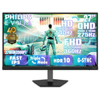 Philips Evnia 27M4N3500PT 27 Inch Gaming Monitor, Fast IPS 2560x1440 275Hz Triple-Mode 360Hz and 540Hz, 0.3ms Smart MBR, HDR10, HDMI 2.1 and DisplayPort 1.4, Adaptive Sync