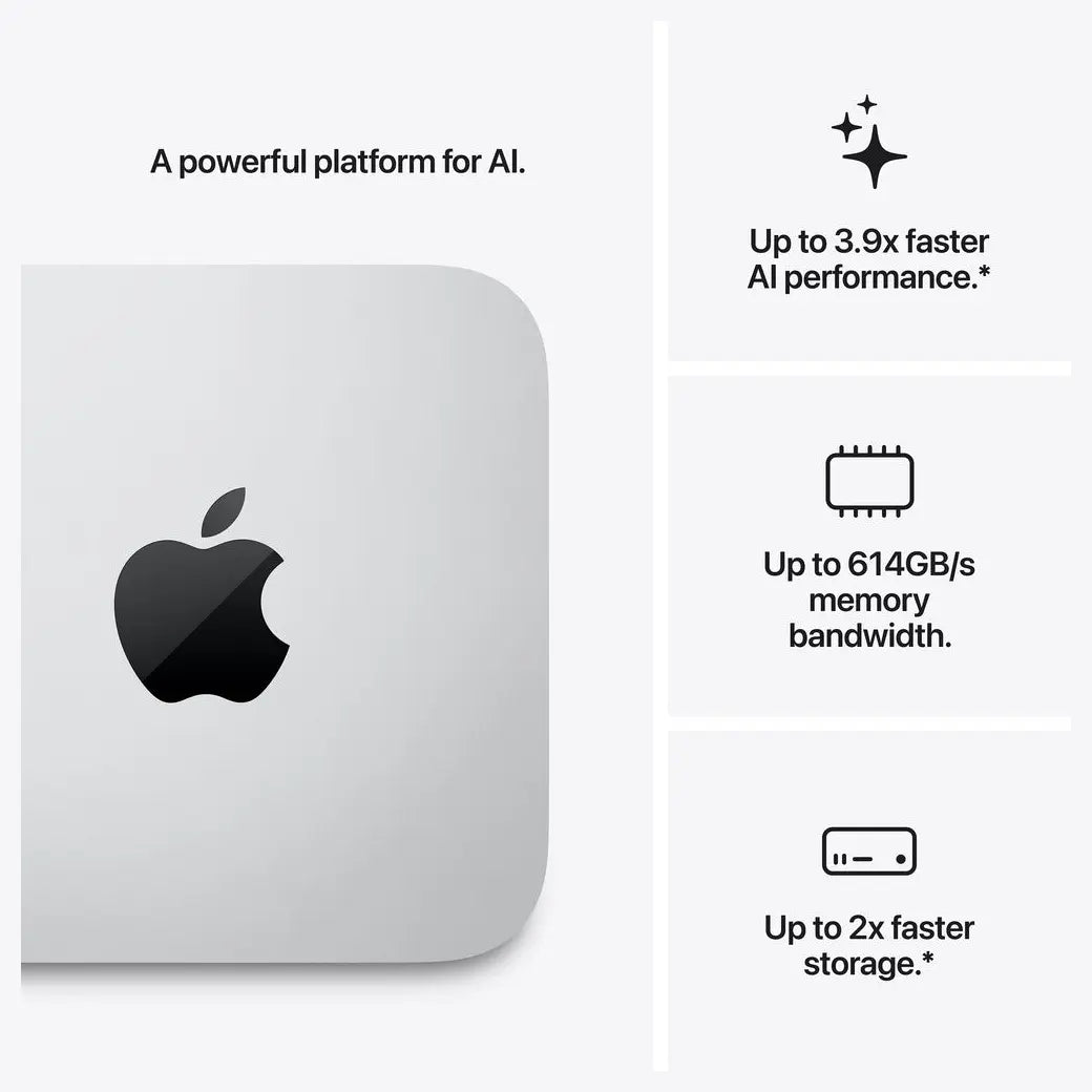 Apple Mac Studio M5 Max, 18-Core CPU, 36GB Unified RAM 512GB SSD, 32-Core GPU 16-Core Neural Engine, Wi-Fi 7 Bluetooth 6, macOS, MHL64