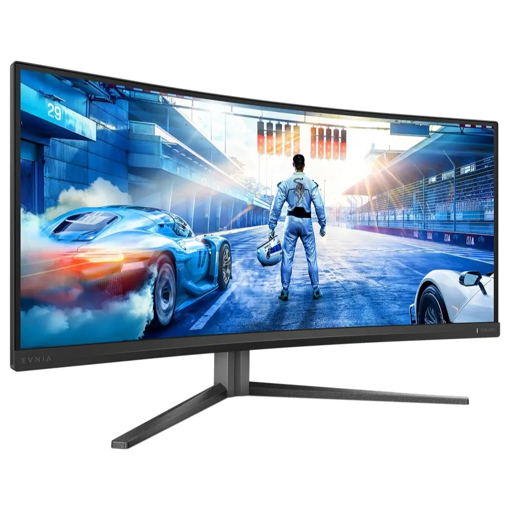 Philips Evnia 34M2C5500Q 34 Inch Curved Fast VA Gaming Monitor, 3440x1440 WQHD 200Hz, 0.3ms Smart MBR, 98% sRGB, HDMI 2.0 x2 And DisplayPort 1.4
