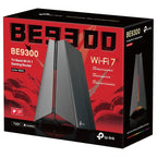 TP-Link Archer GE550 BE9300 Tri-Band Wi-Fi 7 Gaming Router, Up to 9220Mbps, 1x5Gbps WAN, 1x5Gbps LAN, 3x2.5Gbps LAN, EasyMesh Compatible