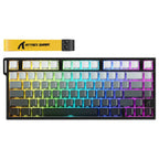 ATTACK SHARK R82 HE Rapid Trigger Keyboard, 75% Wired 8000Hz, 0.005mm Rapid Trigger Accuracy, Adjustable Actuation 0.1-3.4mm, RGB Backlight, Black Gradient