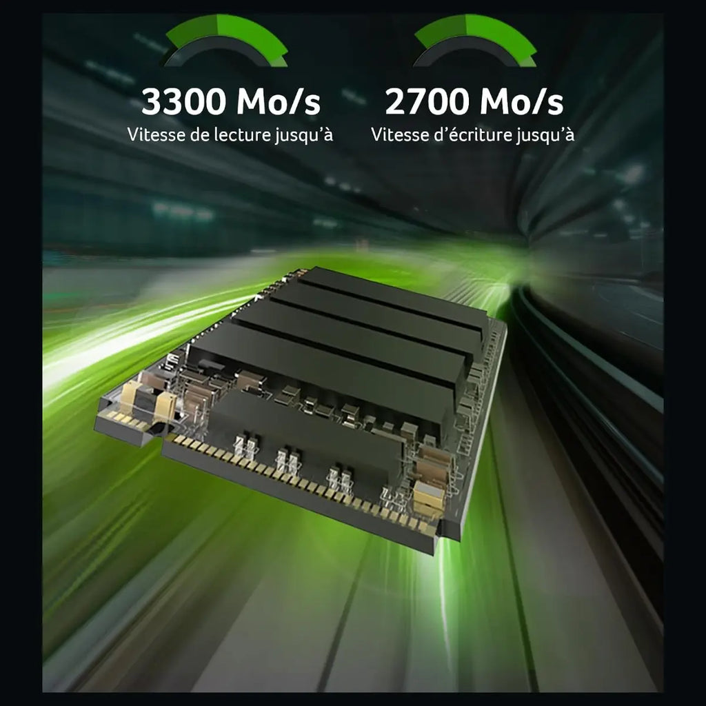 Acer FA100 M.2 2280 SSD, 512GB, PCIe Gen3 x4 NVMe, Up to 3300MB/s Read Speed, HMB and SLC Cache, BL.9BWWA.119