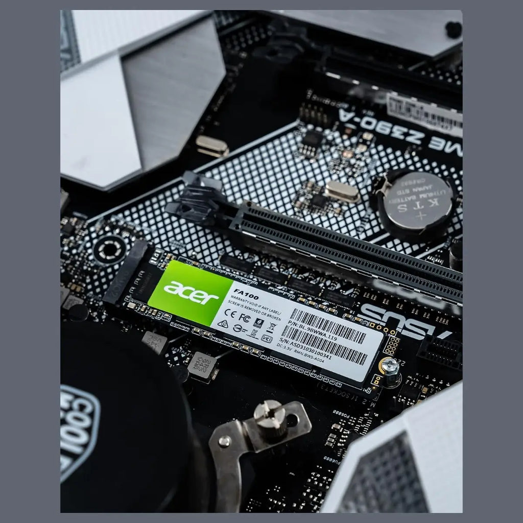 Acer FA100 M.2 2280 SSD, 512GB, PCIe Gen3 x4 NVMe, Up to 3300MB/s Read Speed, HMB and SLC Cache, BL.9BWWA.119