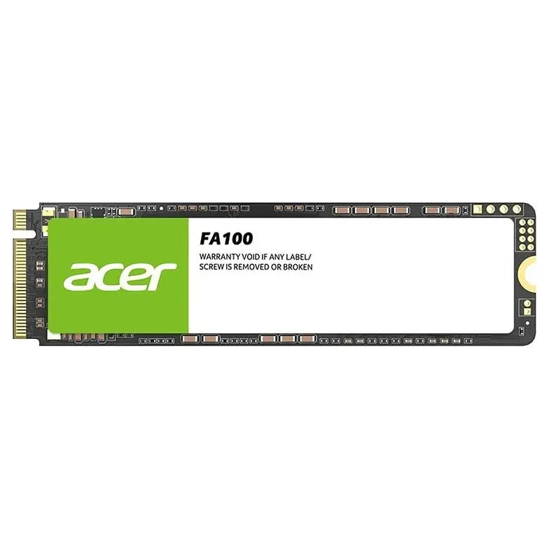 Acer FA100 M.2 2280 SSD, 512GB, PCIe Gen3 x4 NVMe, Up to 3300MB/s Read Speed, HMB and SLC Cache, BL.9BWWA.119