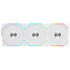 Lian Li UNI Fan TL Wireless 120 Triple Pack, 2.4GHz Wireless Control, ARGB Fan, Infinity Mirror, Daisy-Chain Design, Controller Included and Required, White 12TL1W3W