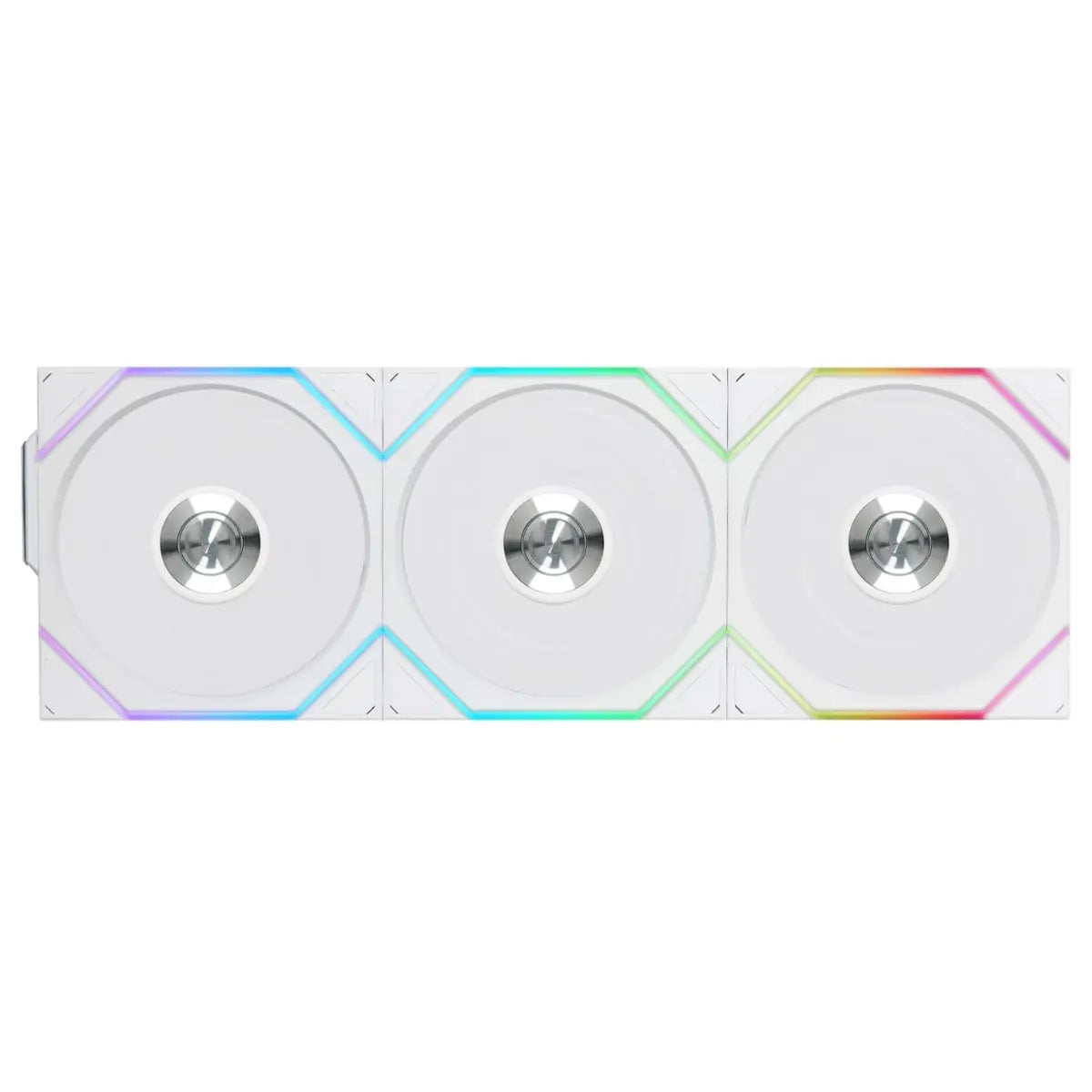 Lian Li UNI Fan TL Wireless 120 Triple Pack, 2.4GHz Wireless Control, ARGB Fan, Infinity Mirror, Daisy-Chain Design, Controller Included and Required, White 12TL1W3W