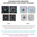 Lian Li UNI Fan TL Wireless 120 Triple Pack, 2.4GHz Wireless Control, ARGB Fan, Infinity Mirror, Daisy-Chain Design, Controller Included and Required, White 12TL1W3W