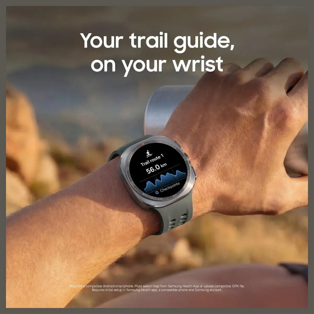 Samsung Galaxy Watch Ultra2 47mm Smartwatch, Rugged Design, AI Assistant, Advanced Sleep and Running Coach, Dive-Rated, Heart Rate Tracking, Titanium Gray