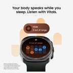 Samsung Galaxy Watch Ultra2 47mm Smartwatch, Rugged Design, AI Assistant, Advanced Sleep and Running Coach, Dive-Rated, Heart Rate Tracking, Titanium Gray