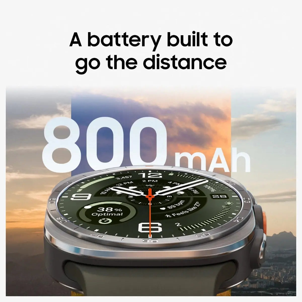 Samsung Galaxy Watch Ultra2 47mm Smartwatch, Rugged Design, AI Assistant, Advanced Sleep and Running Coach, Dive-Rated, Heart Rate Tracking, Titanium Gray