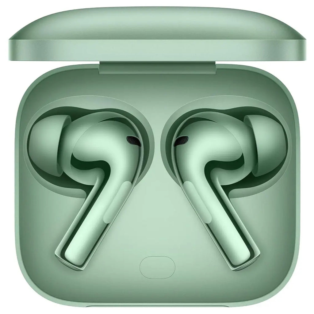 OnePlus Buds 3 Truly Wireless Bluetooth Earbuds, Up to 49dB Smart ANC, Hi-Res Sound Quality, Sliding Volume Control, 10mins Fast Charging for 7 Hours, Up to 44 Hours Playback, Green