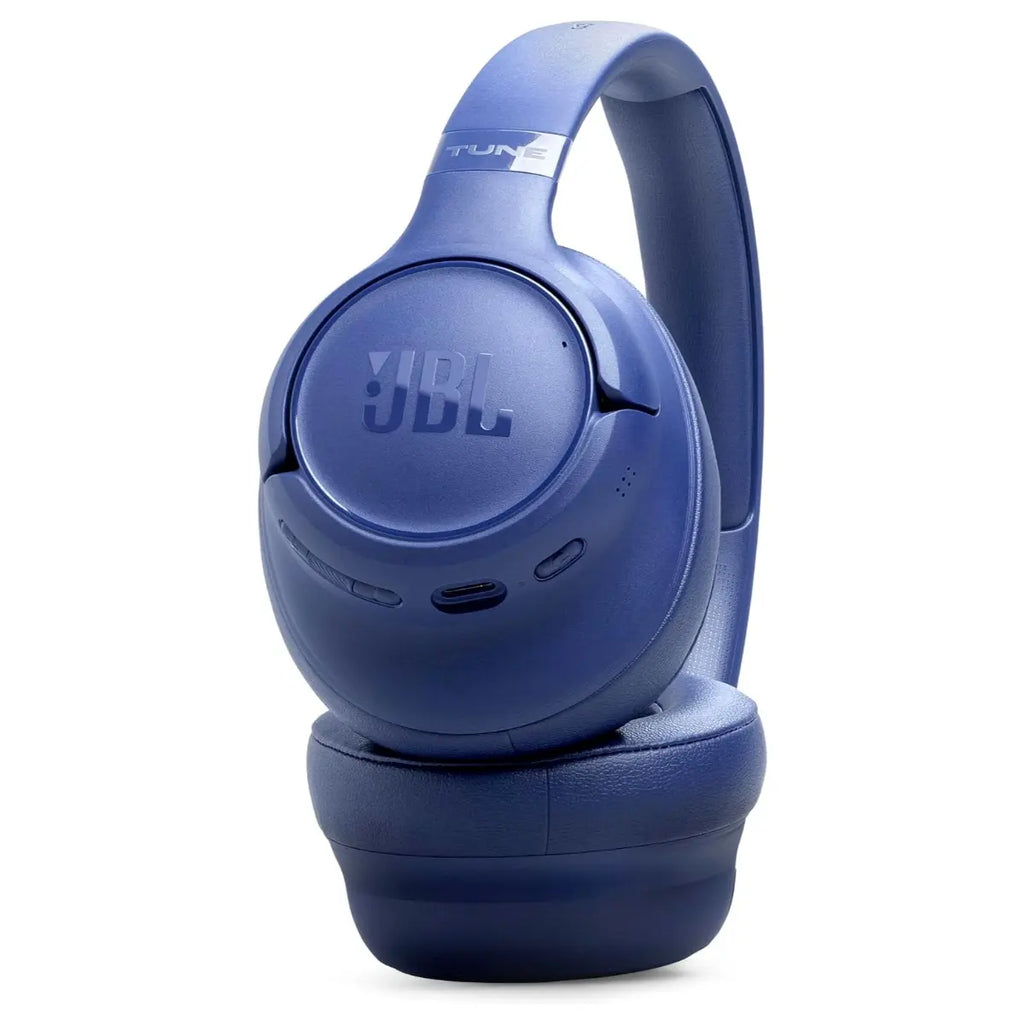 JBL Tune 730BT Wireless Over-Ear Headphones, Bluetooth 6.0, JBL Pure Bass Sound, Up to 76 Hours Battery Life, 2 Beamforming Mics, Multi-Point Connection, Blue, JBLT730BTBLU