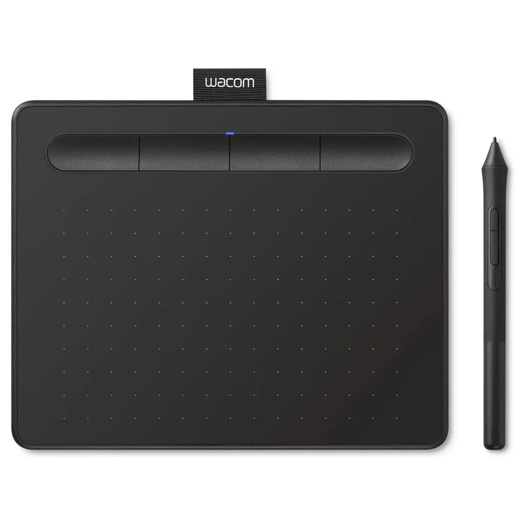 Wacom Intuos Small Pen Tablet, 4096 Pressure Levels, 4 ExpressKeys, 15.2 x 9.5cm Active Area, CTL-4100/K0-C, Black
