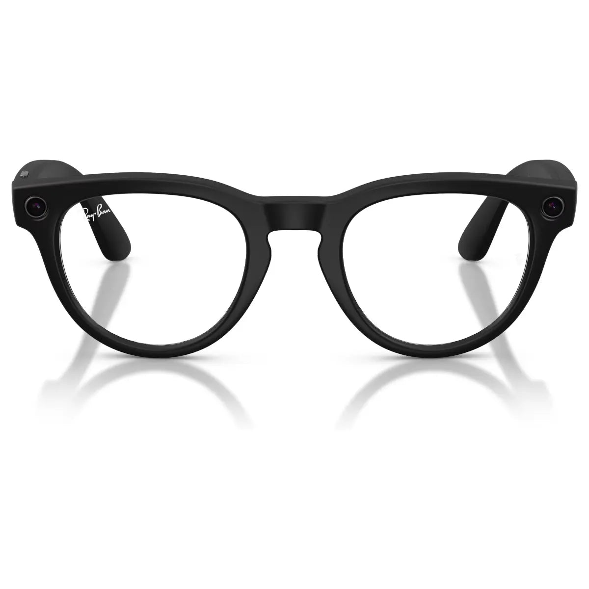 RayBan Meta Headliner Gen 2 Smart Glasses with Meta AI, Low Bridge Fit, 12MP Ultra-Wide Camera, 3K Ultra HD Video, 32GB Flash Storage, Open-Ear Audio, 50 Size, Matte Black