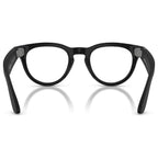 RayBan Meta Headliner Gen 2 Smart Glasses with Meta AI, Low Bridge Fit, 12MP Ultra-Wide Camera, 3K Ultra HD Video, 32GB Flash Storage, Open-Ear Audio, 50 Size, Matte Black