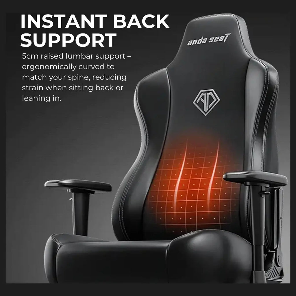 Anda Seat Novis Ultra Gaming Chair, Extra Large, Linen Fabric, 90-155 Degree Recline With 15 Degree Rocking, Grey, AD23-XL-01-G-F-G02