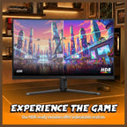 AOC C32G42ZE Curved Gaming Monitor, 31.5" FHD 1920x1080, 240Hz Native to 260Hz Overclocked, VA, 0.3ms, Adaptive-Sync, AMD FreeSync Premium, DP 1.4 and HDMI 2.0