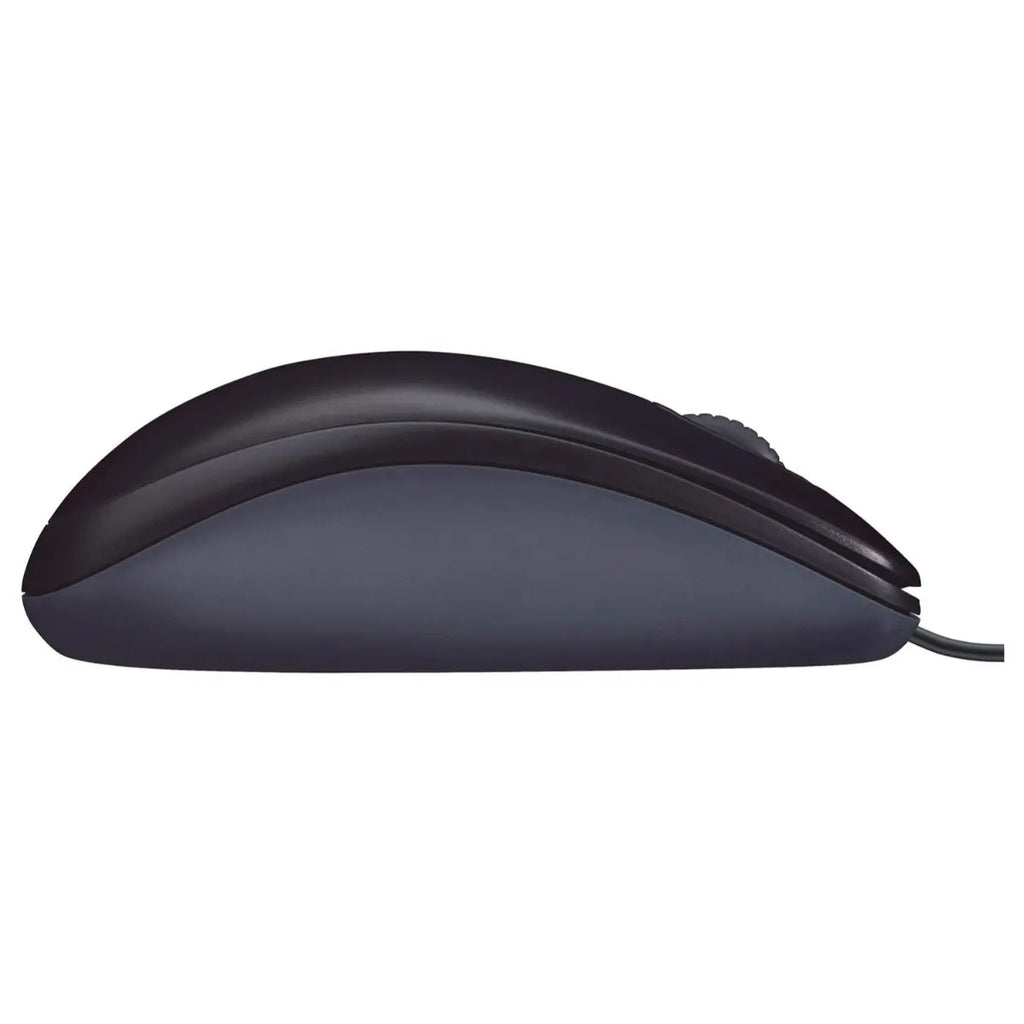 Logitech M90 Wired USB Mouse, 1000 DPI Optical Tracking, 3 Buttons, Ambidextrous