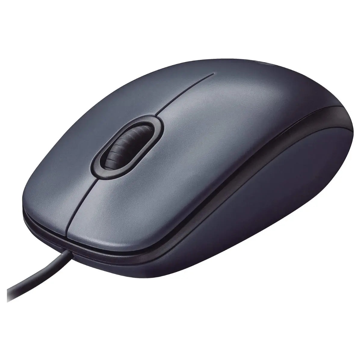 Logitech M90 Wired USB Mouse, 1000 DPI Optical Tracking, 3 Buttons, Ambidextrous