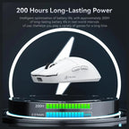 ATTACK SHARK X6 Tri-Mode Gaming Mouse With Charging Dock, 26000 DPI, PixArt PAW3395 Sensor, 49g Superlight, 200 Hours Battery, Ergonomic Design, Black