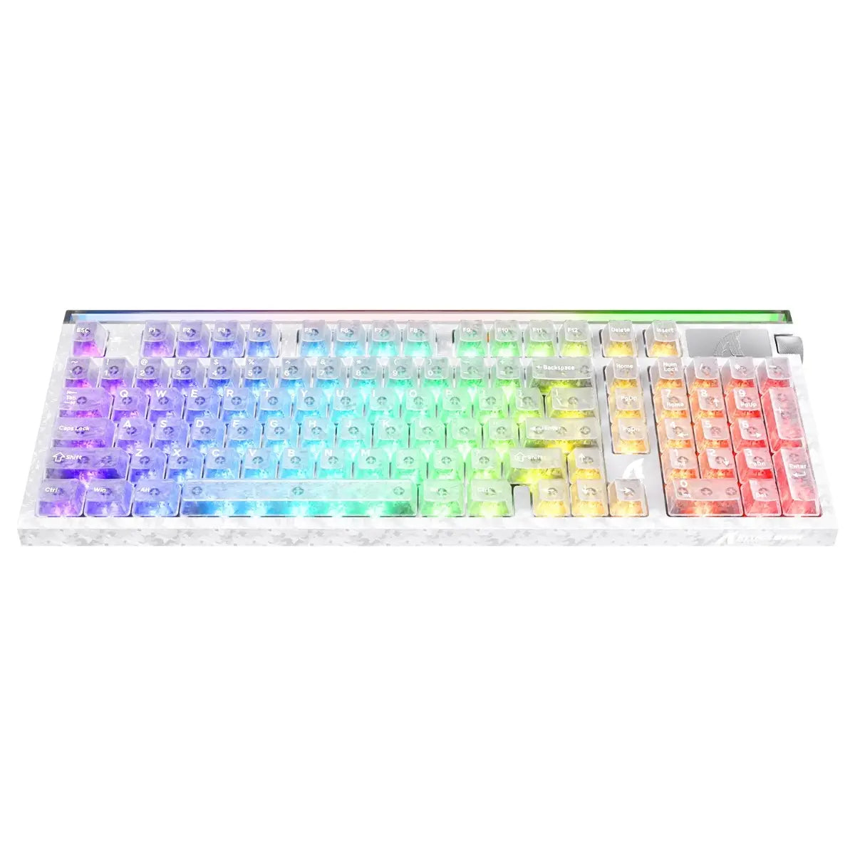 ATTACK SHARK R98 HE Carbon Fiber Rapid Trigger Keyboard, 98 Keys Wired 8000Hz, 0.08ms Ultra-Low Latency, 0.005mm RT Accuracy, Magnetic Switch, RGB Backlighting