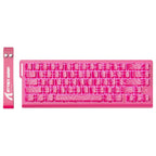 ATTACK SHARK X68 HE Rapid Trigger Keyboard, 60% Wired 8000Hz, Magnetic Switch, 0.01mm RT Accuracy, Adjustable Actuation 0.1-3.4mm, RGB Backlight, Pink Contours