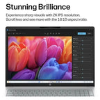 HP OmniBook 3 16-BY0205DX Laptop, AMD Ryzen 5 40, 16GB LPDDR5-5500 RAM, 256GB PCIe NVMe SSD, AMD Radeon 610M Graphics, 16" 2K 1920 x 1200 Display, Windows 11 Home, Glacier Silver and Canvas Gray