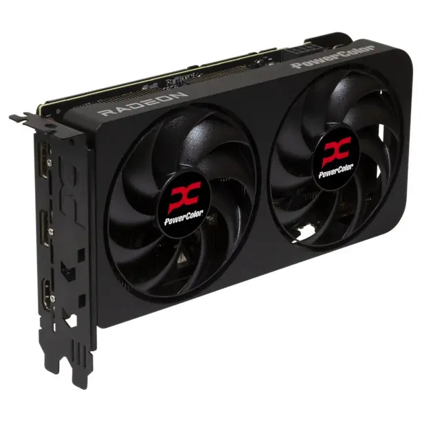PowerColor Reaper Radeon RX 9060 XT Video Card, 16GB 128-Bit GDDR6, Boost Clock 3230MHz, PCI Express 5.0 x16, HDMI 2.1b and 2x DisplayPort 2.1a, RX9060XT 16G-A