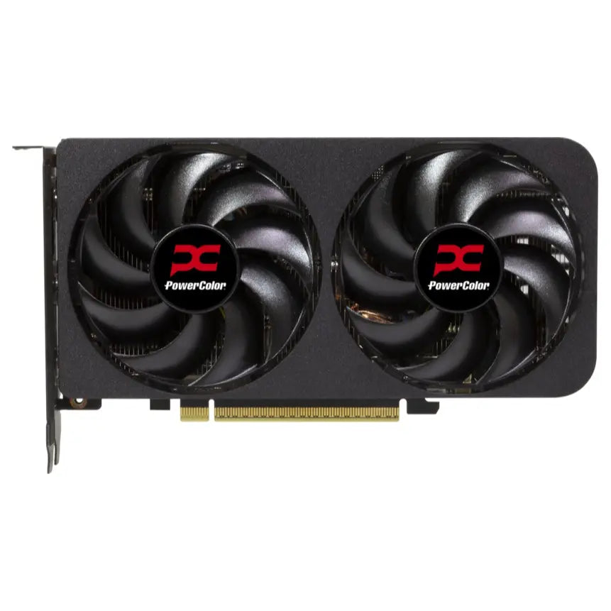 PowerColor Reaper Radeon RX 9060 XT Video Card, 16GB 128-Bit GDDR6, Boost Clock 3230MHz, PCI Express 5.0 x16, HDMI 2.1b and 2x DisplayPort 2.1a, RX9060XT 16G-A