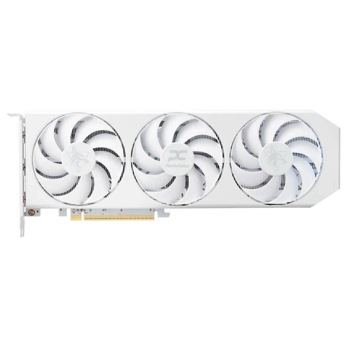 PowerColor Radeon RX 9060 XT Hellhound Graphics Card, 16GB 20000MHz GDDR6, Boost Clock 3311MHz, 2048 Stream Processors, PCIe 5.0, Spectral White
