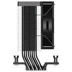 PCCOOLER R400 ARGB CPU Air Cooler, 180W TDP, 4x6mm Heat Pipes, 92mm ARGB PWM Fan 800-2200RPM, Intel LGA1851/1700 and AMD AM5/AM4, Black