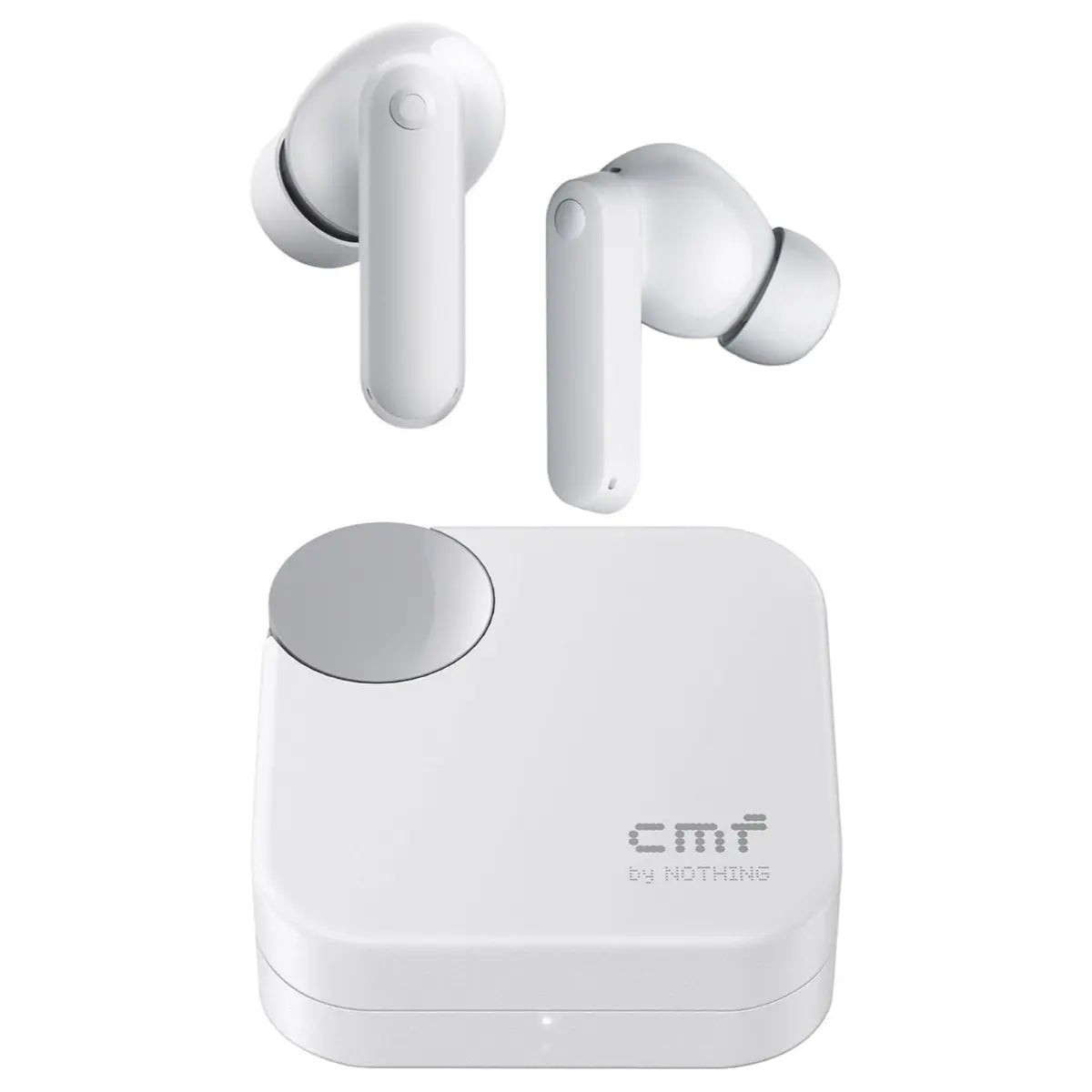 CMF By Nothing Buds 2A Wireless Earbuds, 42dB Hybrid ANC, 12.4mm Dynamic Driver, 4 Mics Clear Call, Light Gray