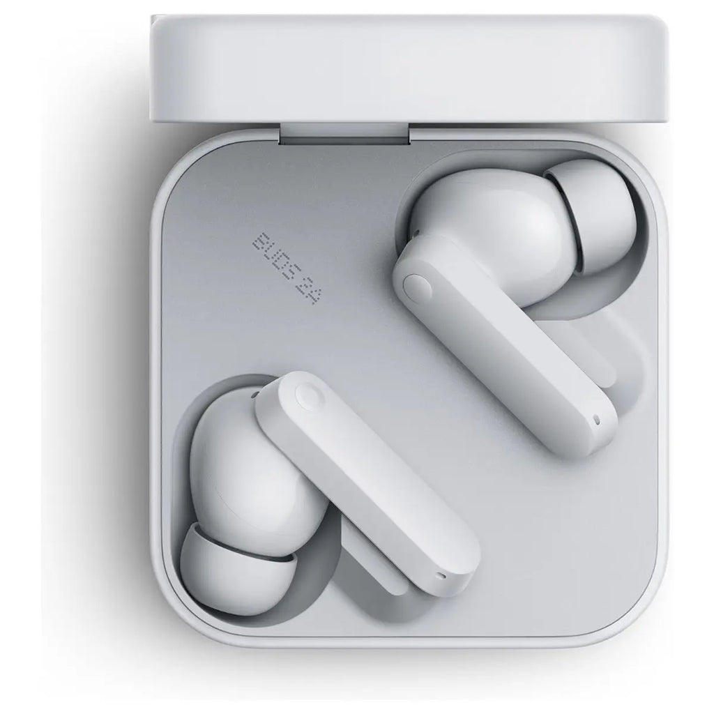 CMF By Nothing Buds 2A Wireless Earbuds, 42dB Hybrid ANC, 12.4mm Dynamic Driver, 4 Mics Clear Call, Light Gray