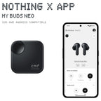 CMF BY NOTHING Buds Neo True Wireless Earbuds, 52H Playtime, 35dB Active Noise Cancelling, Bluetooth 6.0, 12.4mm Dynamic Driver, Black