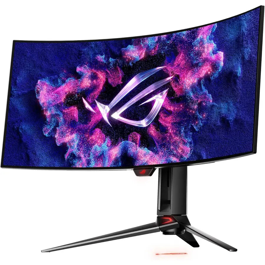 Asus ROG Swift OLED PG34WCDM 34' Ultrawide 800R Curved Gaming Monitor - 21:9 (3440 x 1440), 240Hz, 0.03ms, G-SYNC Compatible, Custom Heatsink, Uniform Brightness, Smart KVM, USB-C 90W PD, 1300nits