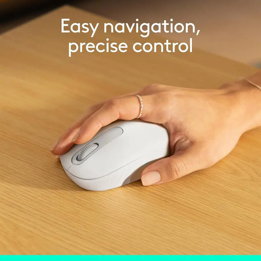 Logitech M196 Bluetooth Wireless Mouse | Compact Portable | White