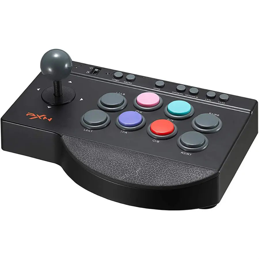 PXN 0082 Arcade Stick PC Street Fighter USB Arcade Stick, 8-Direction Joystick, 8 Buttons, Turbo and Macro, OTG Android Support