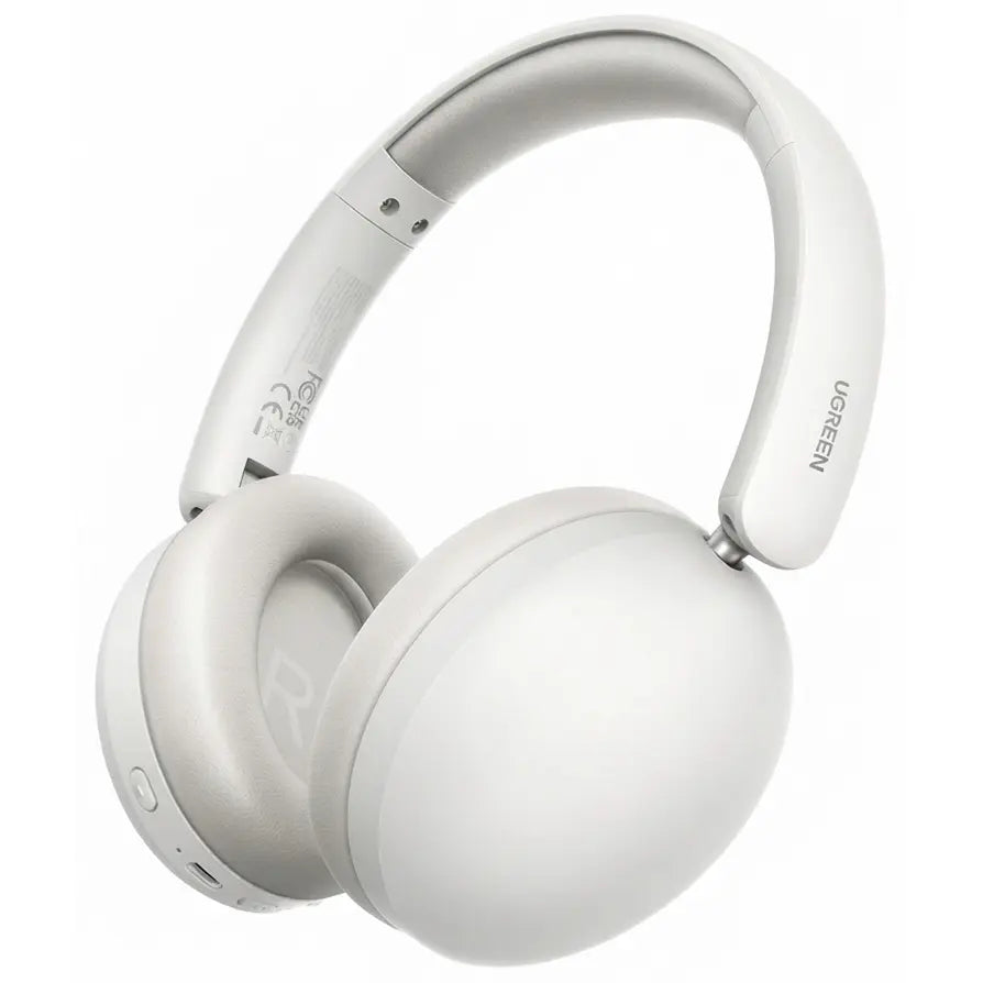 UGREEN HiTune Max2 Wireless Over-Ear Headphones, Active Noise Cancellation, 80 Hours Playtime, Bluetooth, White HP205 45017