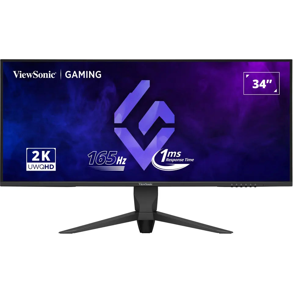 ViewSonic VX3480-2K-PRO Gaming Monitor, 34" UWQHD 3440x1440p, 165Hz, 1ms, HDR10