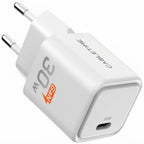 Cabletime 30W USB-C GaN Wall Charger PD 3.0 for iPhone, 30W Max, EU Plug, PC Fireproof Shell, G30AW