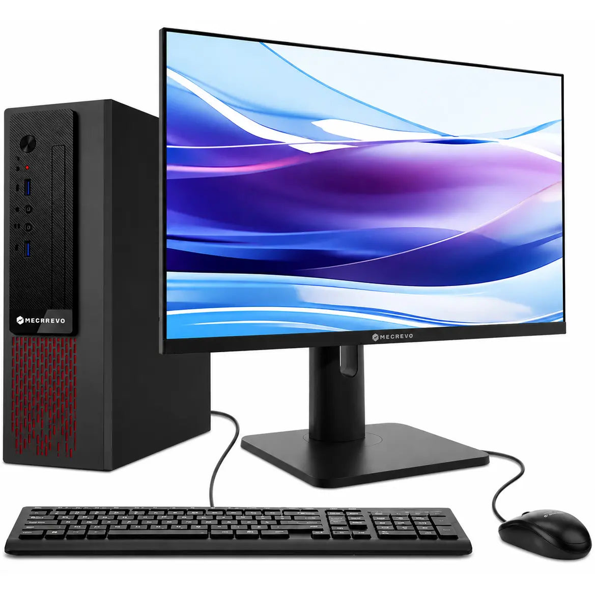 Mechrevo P7 Desktop PC, Intel Core i5-13420H, 16GB DDR4 RAM, 512GB SSD, Intel UHD Graphics, Windows 11 Pro, 23.8" FHD Mechrevo V2400 LED Display Bundle
