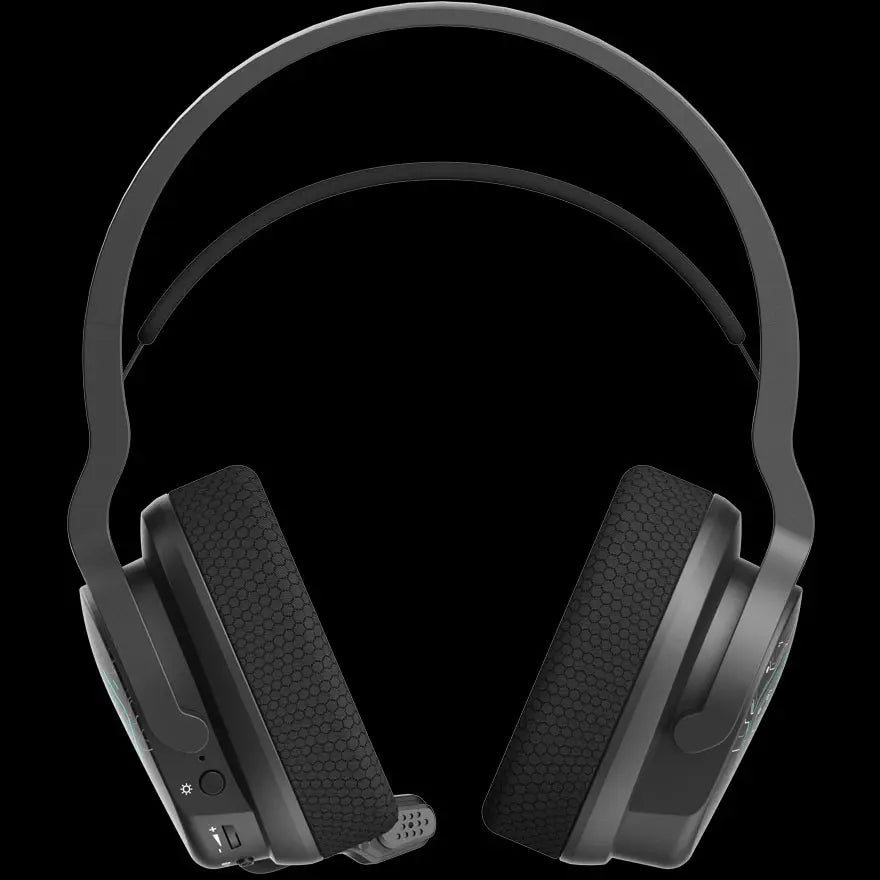 Bloody GR370 Gaming Wireless Headset, 2.4G + BT 5.3, 50mm Drivers, 45H Playtime, 7-Color Backlit, Sports Black