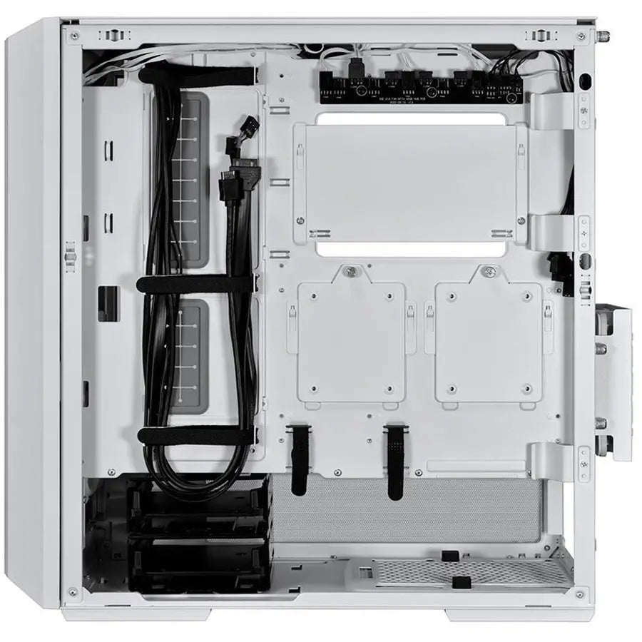 Lian Li Lancool 216 RGB Tempered Glass White Steel E-ATX Mid Tower Case, 2x 160mm PWM Fans, 360mm Radiator Support