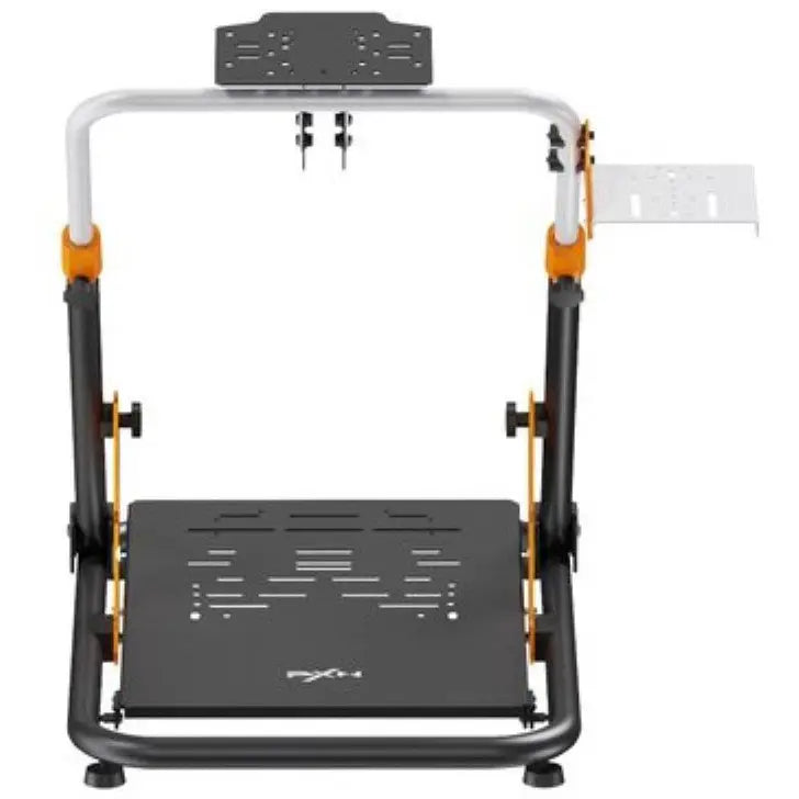 PXN A11 Gaming Steering Wheel Foldable Stand, Q235 Carbon Steel, Adjustable Height and Angle, Gear Shifter Mount, Non-Slip Base