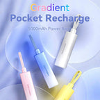 Vention 5000mAh Power Bank 20W FHWM0, 5000mAh Capacity, 20W PD Fast Charging, Gradient Blue
