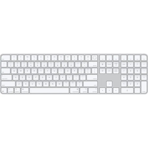 Apple Magic Keyboard with Touch ID and Numeric Keypad (USB-C, White Keys) MXK73LL/A